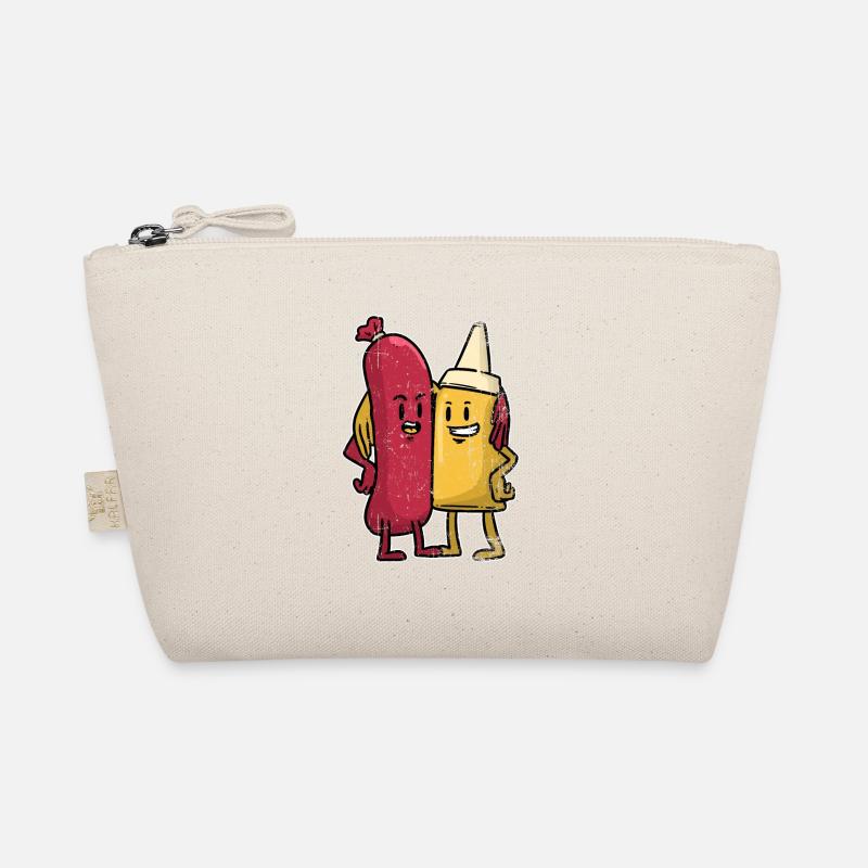 Currywurst Deutsche Gericht Wurst Fritten Geschenk Bio-Täschchen