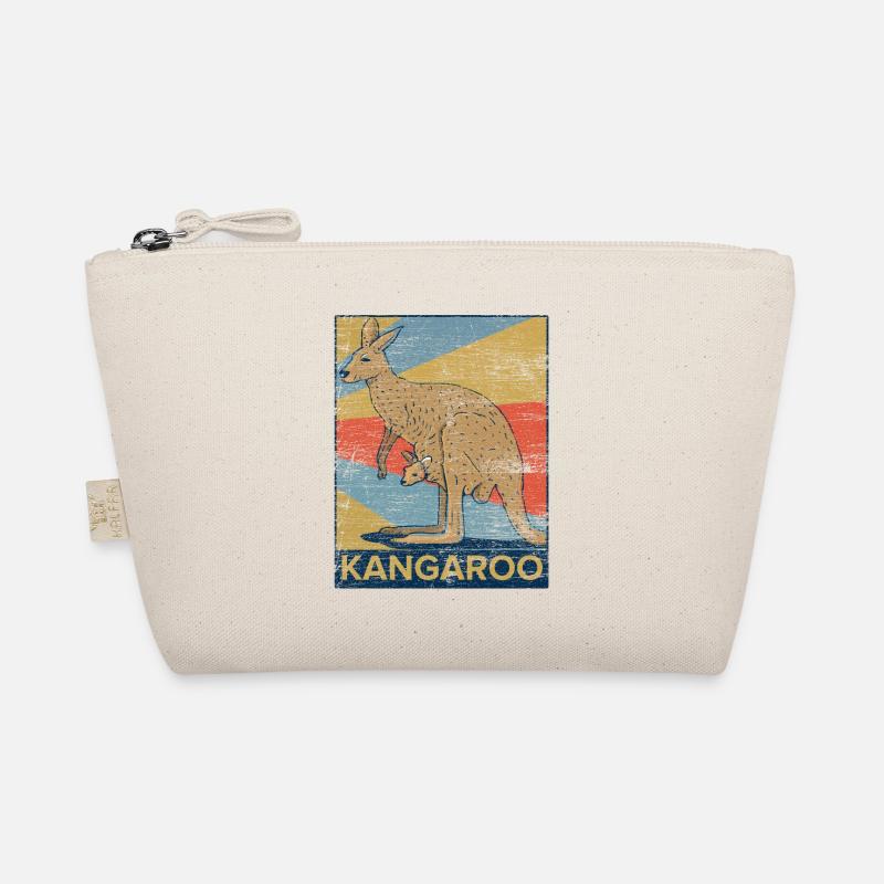 Kangaroo Australia Outback Marsupial Gift Organic Pouch
