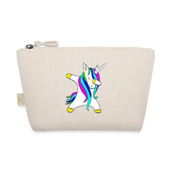 Dabbing unicorn unicorn - Organic Pouch - nature - Front
