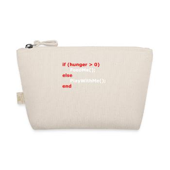 Coding If Hunger - Bio-Täschchen - Natur - Vorne