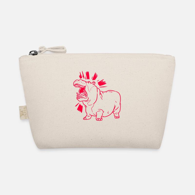 Hippopotamus roar Organic Pouch