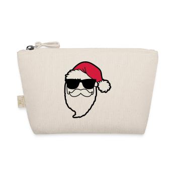 santa_claus_hohoho_4a - Bio-Täschchen - Natur - Vorne