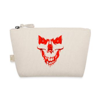Skull - Organic Pouch - nature - Front