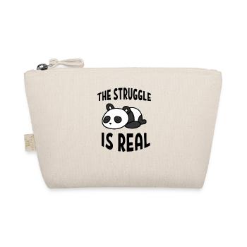 Lazy Panda - Organic Pouch - nature - Front