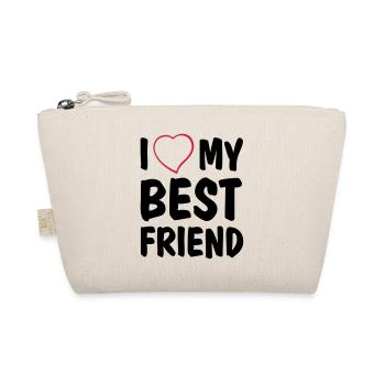 I love my best friend - Trousse biologique - nature - Devant