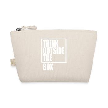 Think Outside The Box / Design Thinking - Organic Pouch - nature - Front