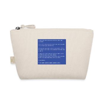 This is a perfect gift for computer users who - Organic Pouch - nature - Front