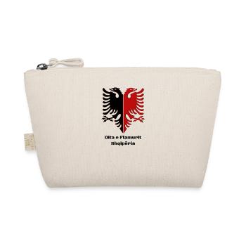 Albanian Eagle Albania Flag " Dita e Flamurit " - Organic Pouch - nature - Front