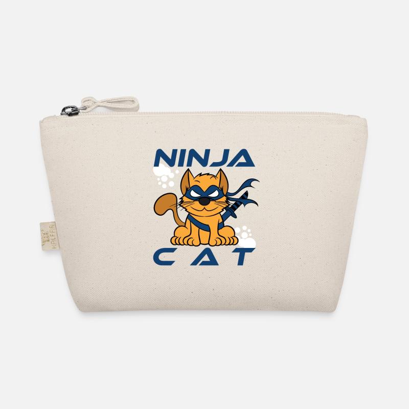 "Ninja Cat Warrior" ninjainspired tee made for Organic Pouch