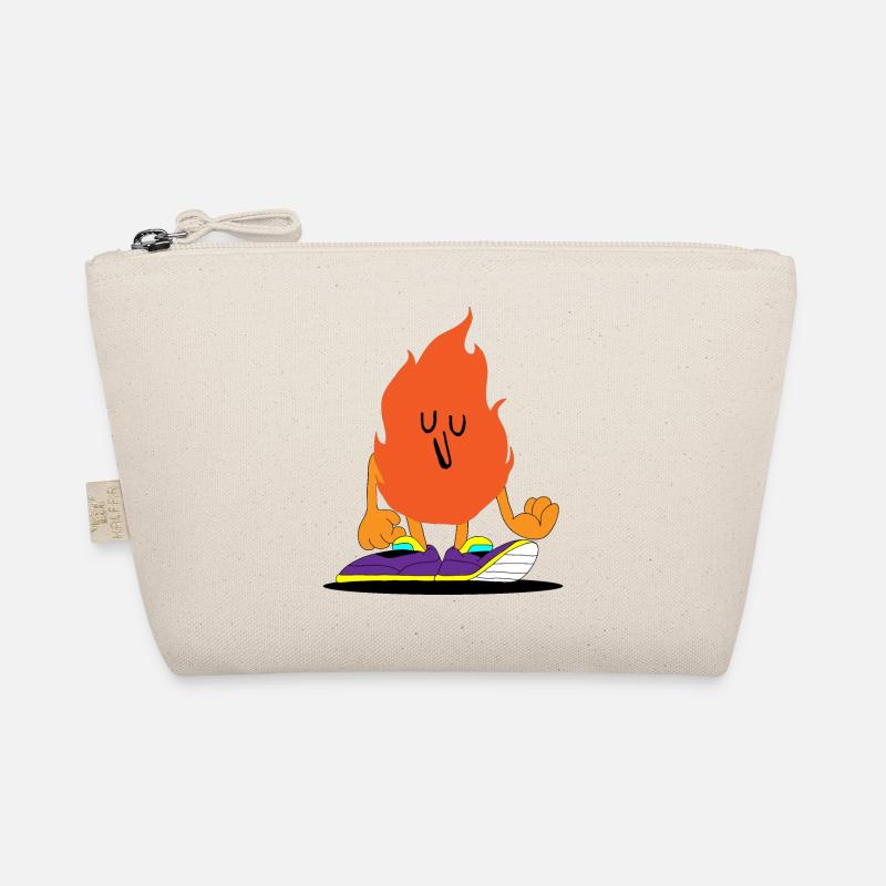 cool fire spark fire devil gift shirt Organic Pouch