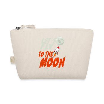 Let's fly to the moon - Organic Pouch - nature - Front