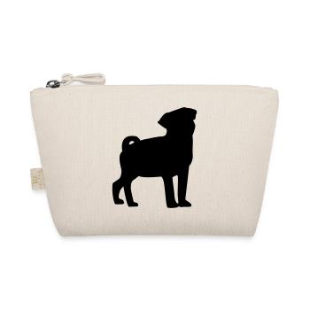 Mops - Bio-Täschchen - Natur - Vorne