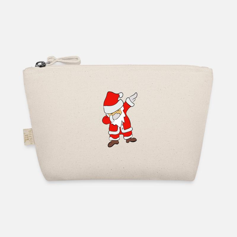 Dabbing Tanzender Nikolaus - Bio-Täschchen - Natur