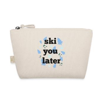 Ski later - Organic Pouch - nature - Front