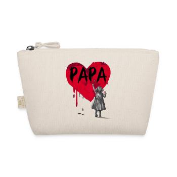 Dad - Daughter - Organic Pouch - nature - Front