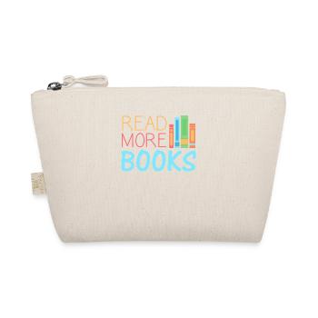Bücher lesen Buch - Bio-Täschchen - Natur - Vorne