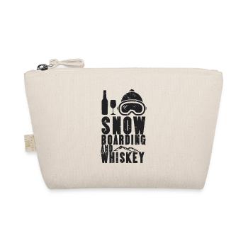 Snowboard Winter Sport Boarding Schnee Whiskey - Bio-Täschchen - Natur - Vorne