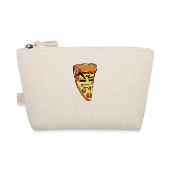 Pizza italienisch Essen - Bio-Täschchen - Natur - Vorne
