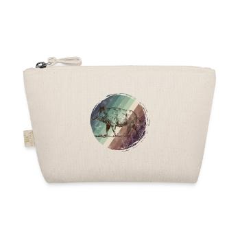Boar hunter shooting wilderness boar forest - Organic Pouch - nature - Front