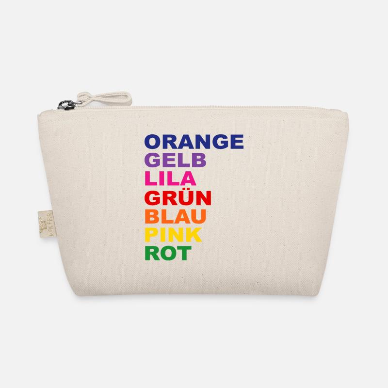 Regenbogen T-Shirt - Bio-Täschchen - Natur