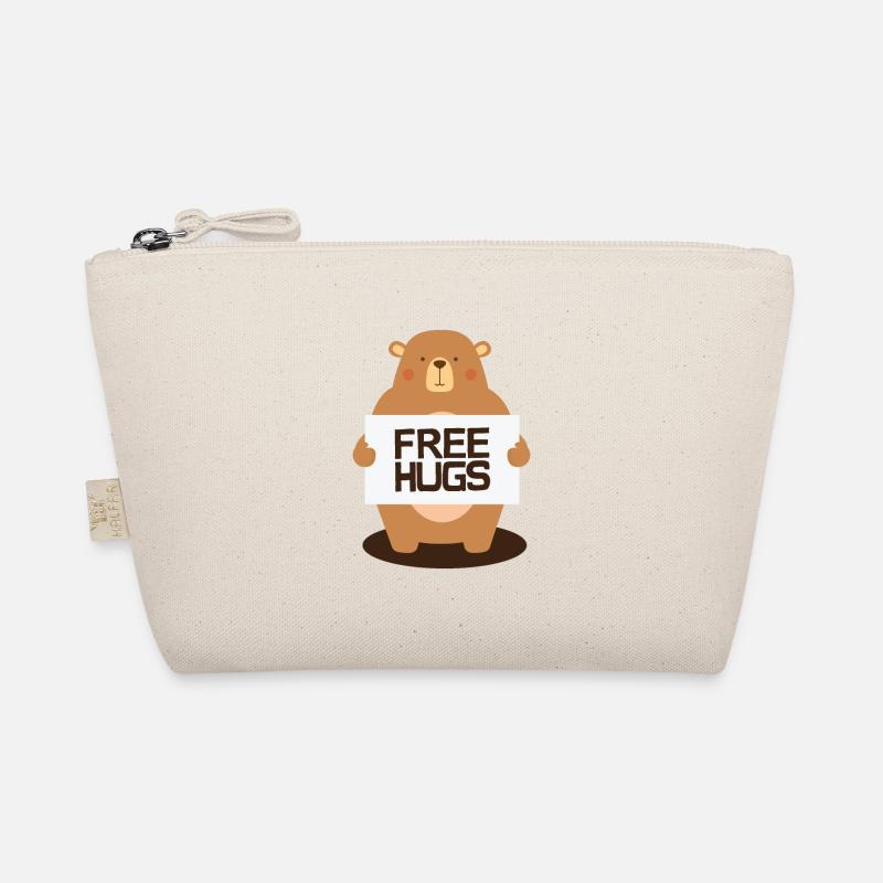 Free Hugs Bear Organic Pouch
