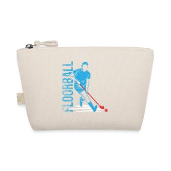Unihockey Hockey Geschenk - Bio-Täschchen - Natur - Vorne