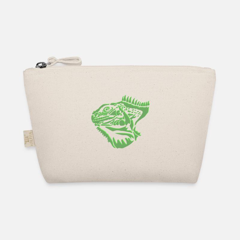 Iguana lizard Organic Pouch