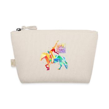 Vaulting Horse Gift - Organic Pouch - nature - Front