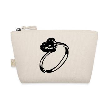 bague en diamant de coeur - Trousse biologique - nature - Devant