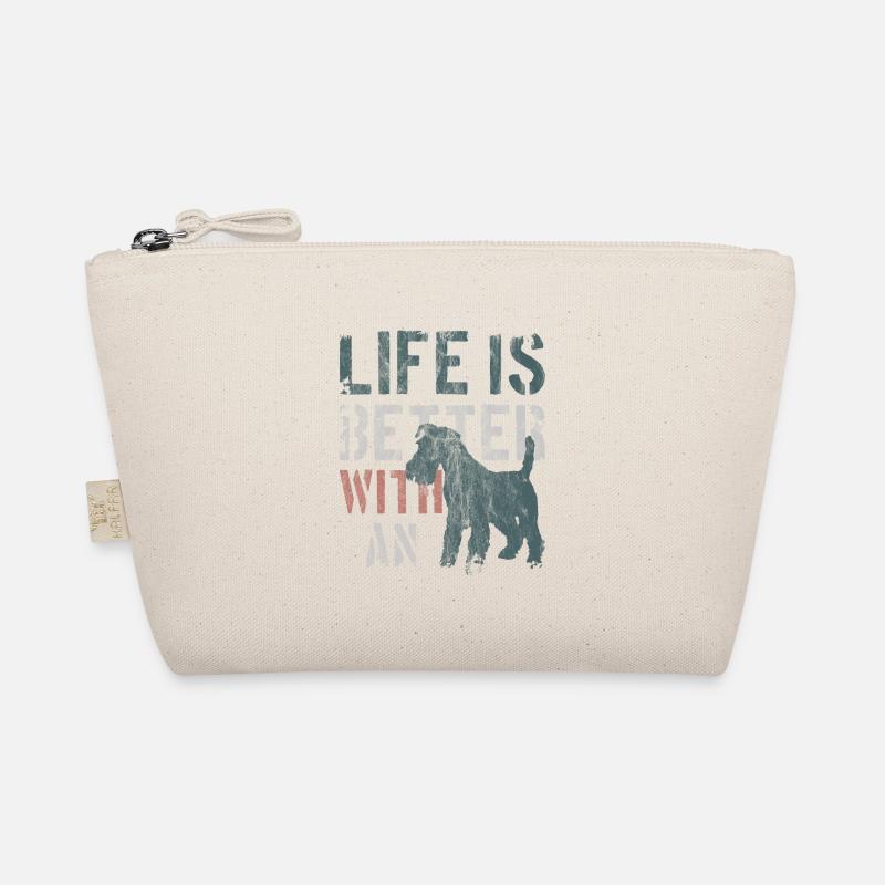 Bingley Fox Airedale Terrier owner gift Organic Pouch