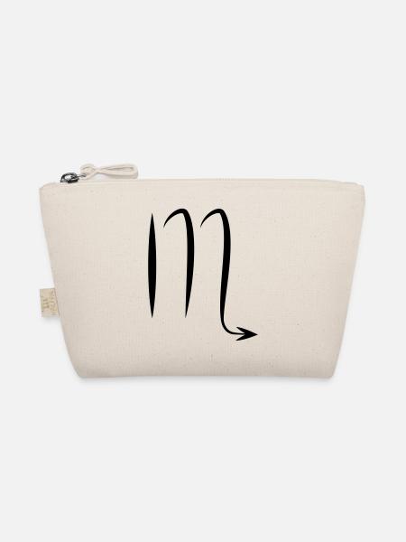 scorpio zodiac astrology - Organic Pouch - nature - Front