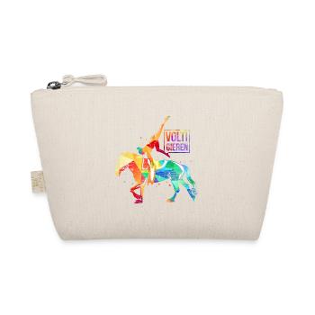 Vaulting horse gift - Organic Pouch - nature - Front