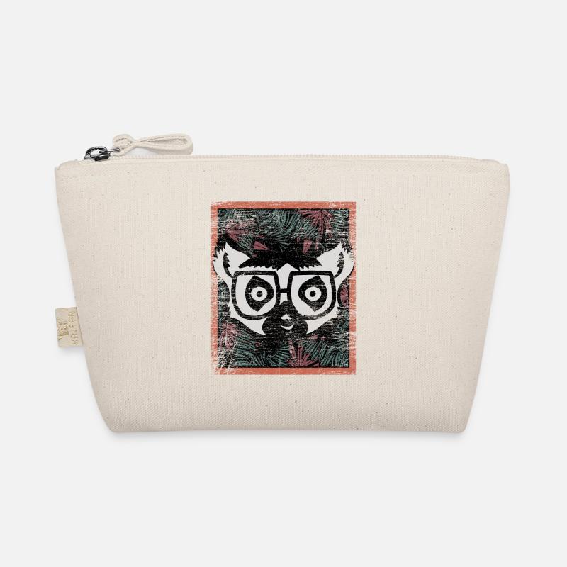 Lemur Madagaskar Geschenk Bio-Täschchen