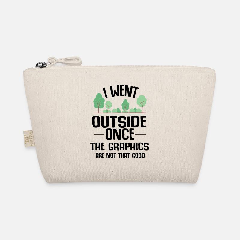 Gamer Draußen Grafik Pause Auflösung Witz Geschenk - Bio-Täschchen - Natur