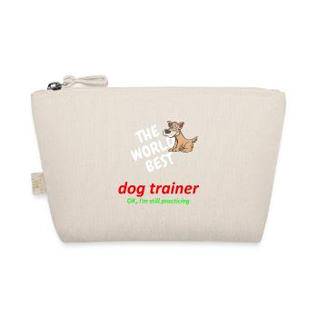 World's best dog trainer - dog training - in practice - Organic Pouch - nature - Front