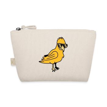 Cool Parrot Bird - Organic Pouch - nature - Front