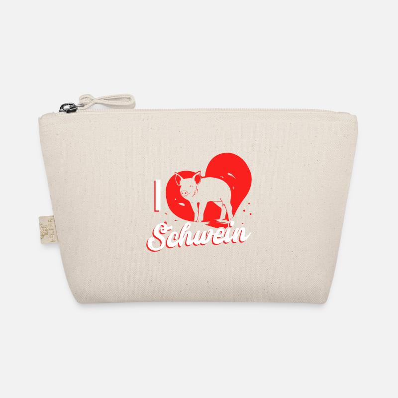 Schwein Liebe Geschenk Bio-Täschchen