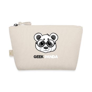 Geek Panda - Bio-Täschchen - Natur - Vorne
