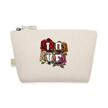 Love roses declaration of love statement gift idea - Organic Pouch - nature - Front