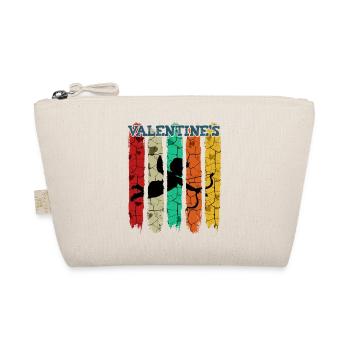 Cupidon de style rétro vintage | Cadeau Saint Valentin - Trousse biologique - nature - Devant