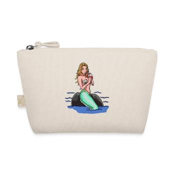 Mermaid Mermaid Fable Fairy Tale Kids Fantasy - Organic Pouch - nature - Front