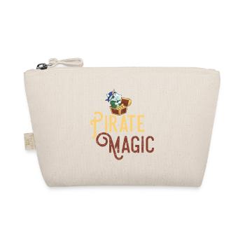 Pirate magical unicorn gold gift - Organic Pouch - nature - Front
