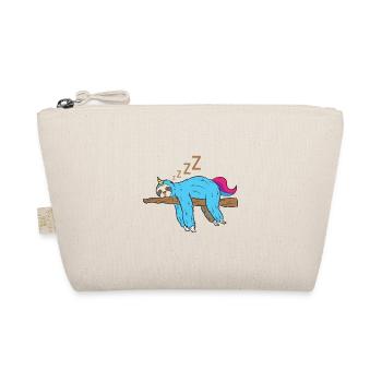 Sommeil zzzz Licorne paresseux cadeau - Trousse biologique - nature - Devant