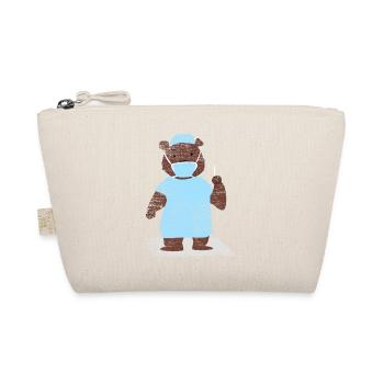 Bär Chirurg Geschenk - Bio-Täschchen - Natur - Vorne