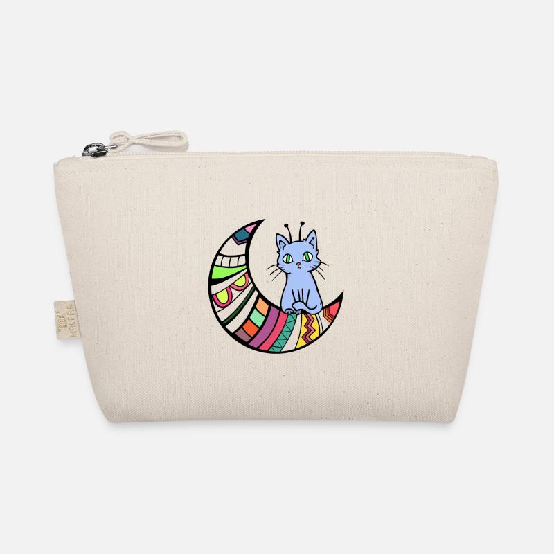 Alien Cat Alien UFO Pet Gift Organic Pouch