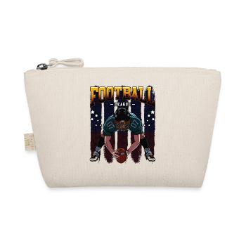 American Football Liebhaber Ballsport Geschenkidee - Bio-Täschchen - Natur - Vorne