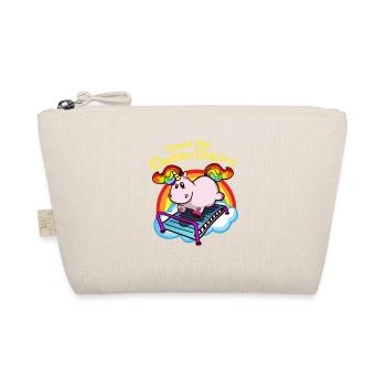Unicorn Fitness Diet Fat Rainbow Colorful Gift - Organic Pouch - nature - Front