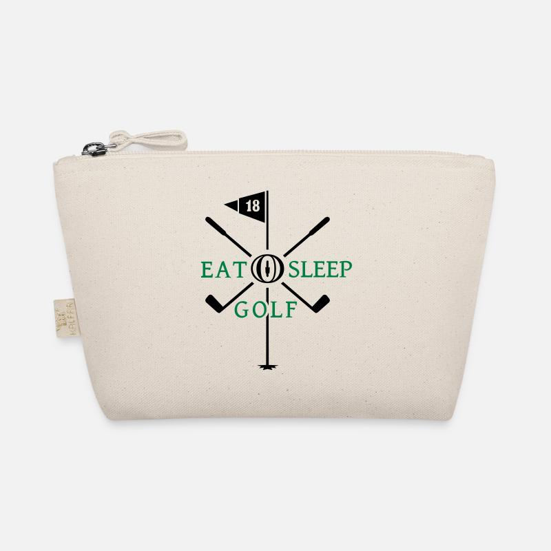 Eat Sleep Golf (2c) Bio-Täschchen