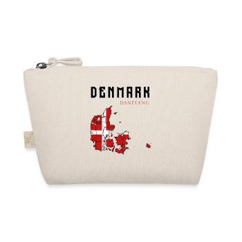 Danemark contour contour contour Copenhague cadeau - Trousse biologique - nature - Devant