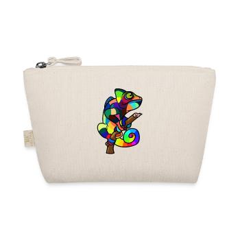 Colorful Chameleon Lizard Wildlife Zoology Baby - Organic Pouch - nature - Front